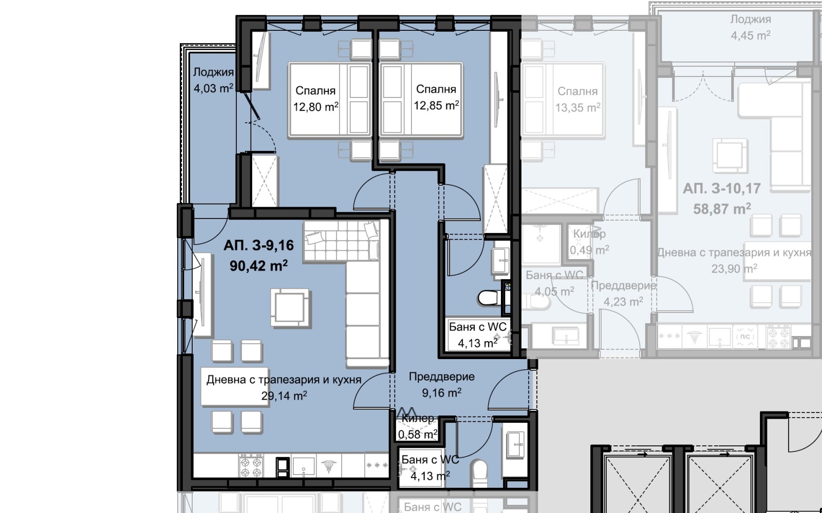 Продава 3-СТАЕН, гр. Пловдив, Христо Смирненски, снимка 2 - Апартаменти - 53705868