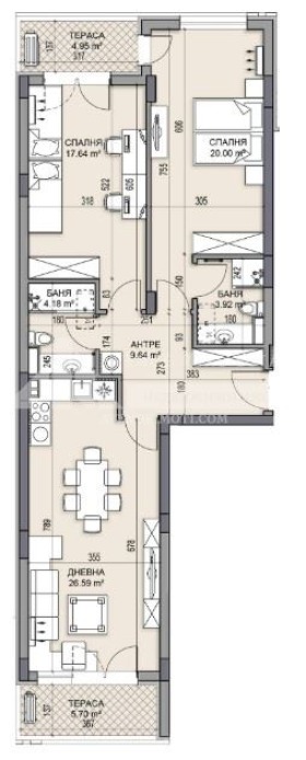 Продава 3-СТАЕН, гр. Пловдив, Гагарин, снимка 2