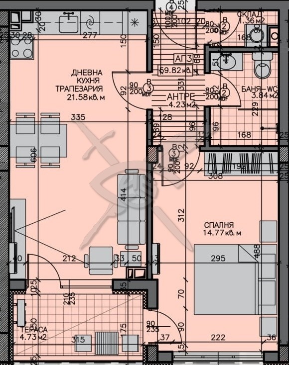 Продава 2-СТАЕН, гр. Бургас, Зорница