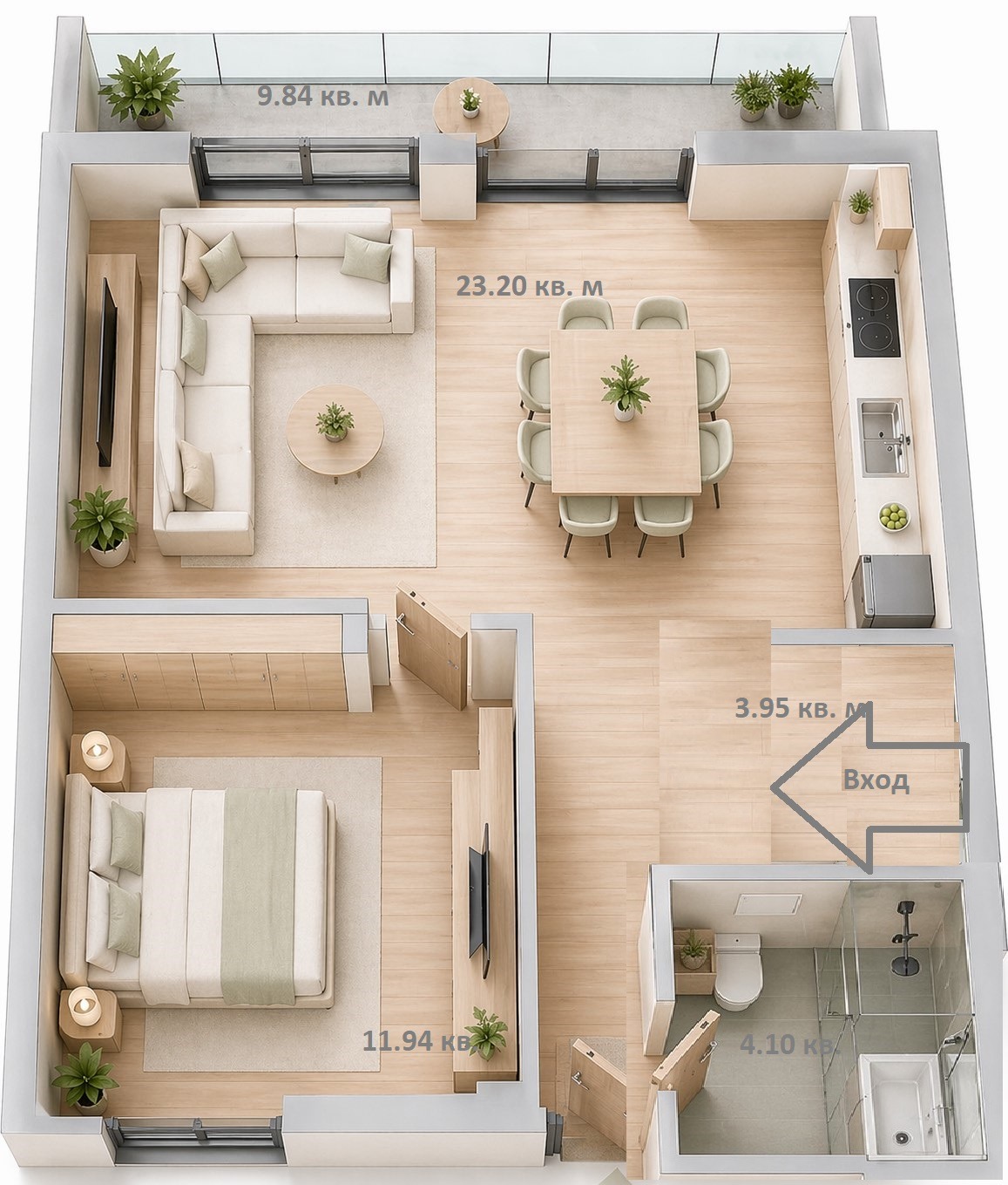 Продава 2-СТАЕН, гр. София, Карпузица