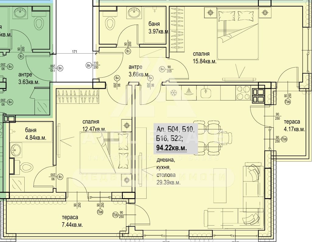 Продава 3-СТАЕН, гр. Пловдив, Кършияка, снимка 2 - Апартаменти - 54147099