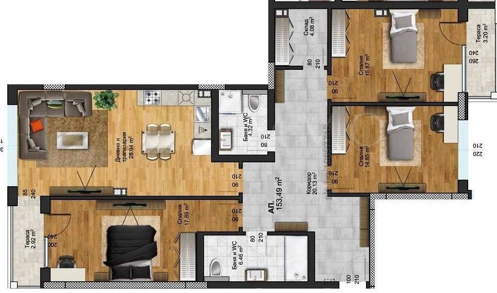 Продава МНОГОСТАЕН, гр. Пловдив, Христо Смирненски, снимка 2 - Апартаменти - 55814966