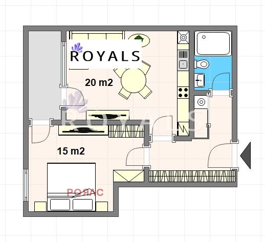 De vânzare  1 dormitor Varna , Izgrev , 74 mp | 35895425 - imagine [2]