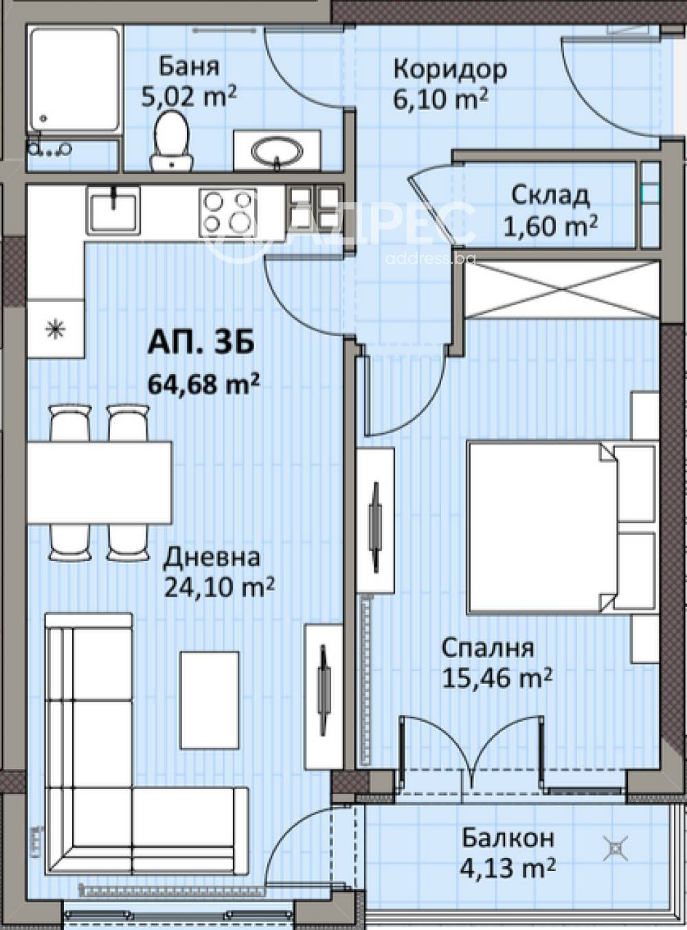 Продава 2-СТАЕН, гр. София, Надежда 2, снимка 4 - Апартаменти - 56658761