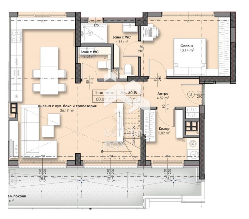 Продава 4-СТАЕН, гр. София, Връбница 2, снимка 2 - Апартаменти - 53229821