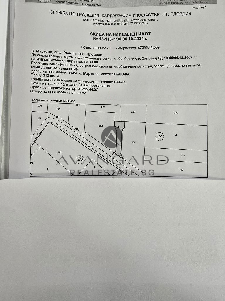 Продава ПАРЦЕЛ, с. Марково, област Пловдив, снимка 3 - Парцели - 53086670