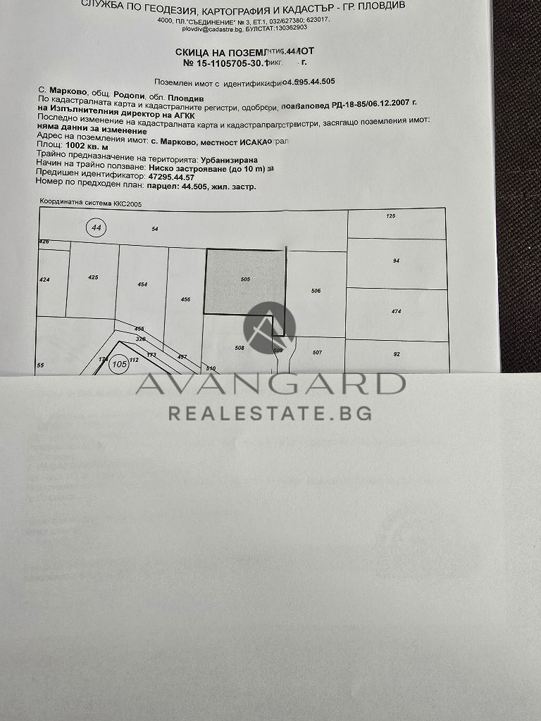 Продава ПАРЦЕЛ, с. Марково, област Пловдив, снимка 6 - Парцели - 53086670