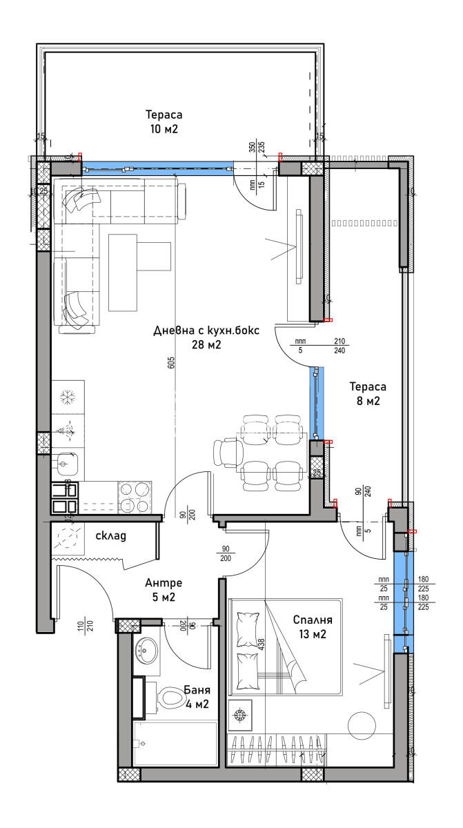 Продава 2-СТАЕН, гр. Пловдив, Христо Смирненски, снимка 2 - Апартаменти - 53769886