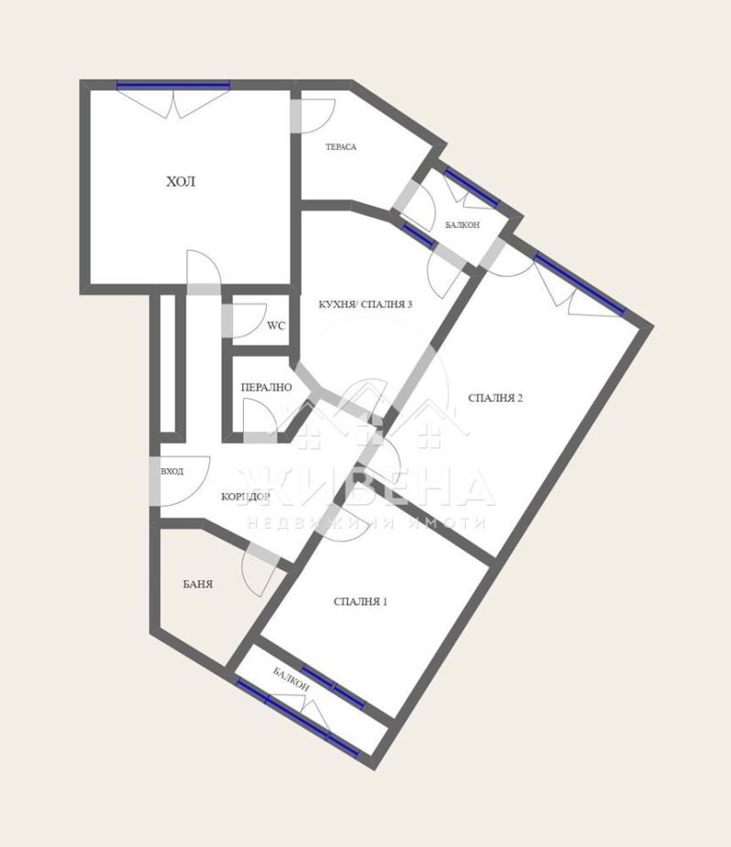 En venta  2 dormitorios Varna , Konfuto , 100 metros cuadrados | 37305016 - imagen [2]