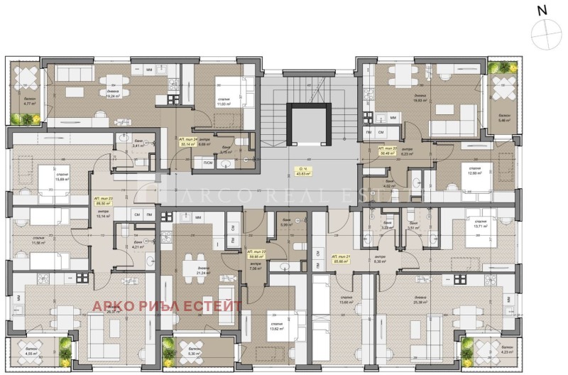 Продава 2-СТАЕН, гр. София, Левски Г, снимка 2 - Апартаменти - 53486369