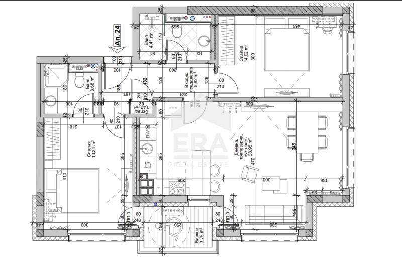 Продава 3-СТАЕН, гр. София, Люлин 8, снимка 2 - Апартаменти - 52399677