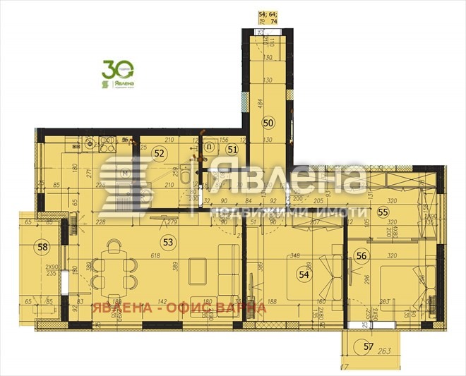 Na prodej  1 ložnice Varna , Vladislav Varnenčik 1 , 121 m2 | 86979345 - obraz [2]