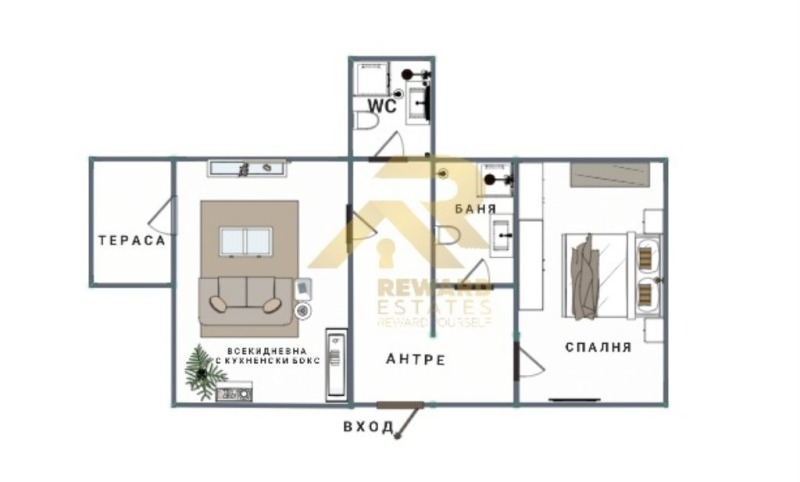 Продава  2-стаен град София , Надежда 4 , 57 кв.м | 90793257 - изображение [9]