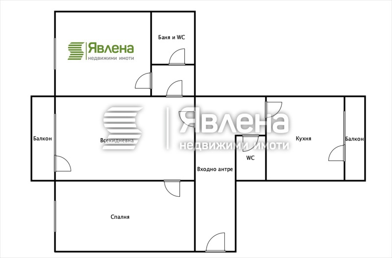 Til salg  2 soveværelser Sofia , Mladost 1 , 76 kvm | 31053888 - billede [12]