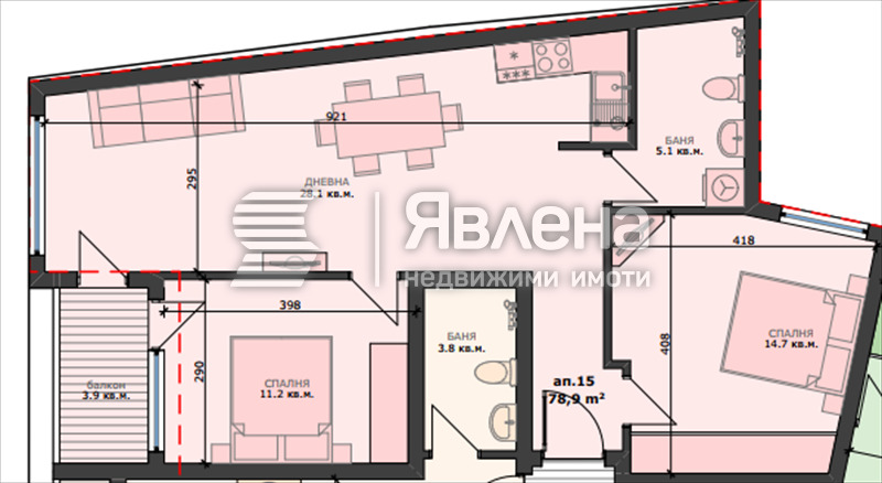 Продава 3-СТАЕН, гр. Варна, Погреби, снимка 2 - Апартаменти - 53181637