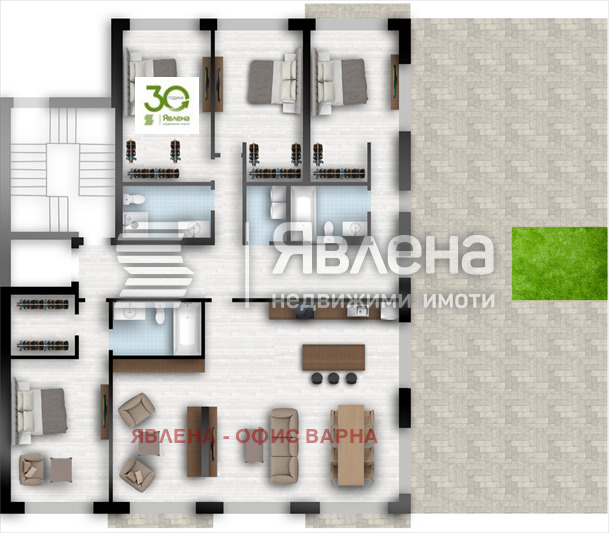 Myytävänä  3+ makuuhuone Varna , k.k. Sv.Sv. Konstantin i Elena , 272 neliömetriä | 87871462 - kuva [2]