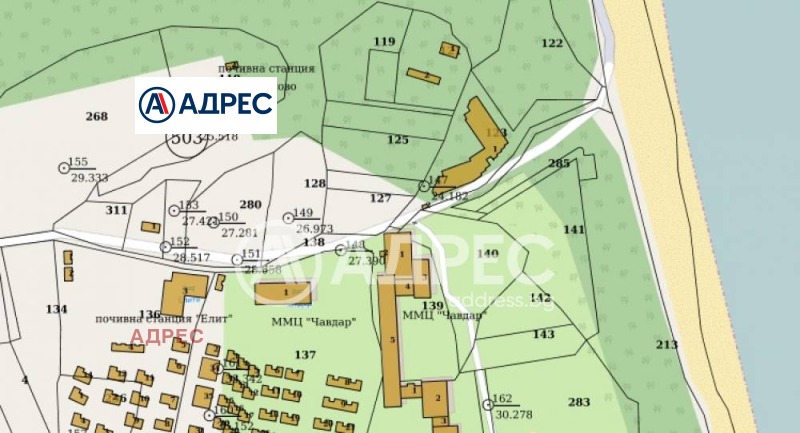 Продава ПАРЦЕЛ в област Бургас, гр. Обзор - 1868 кв.м / 137 000 € » 267 948.71 лв., АДРЕС