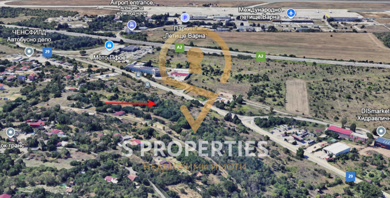 Продава ПАРЦЕЛ в област Варна, гр. Аксаково - 2051 кв.м / 109 000 € » 213 185.47 лв., ЕС ПРОПЪРТИС