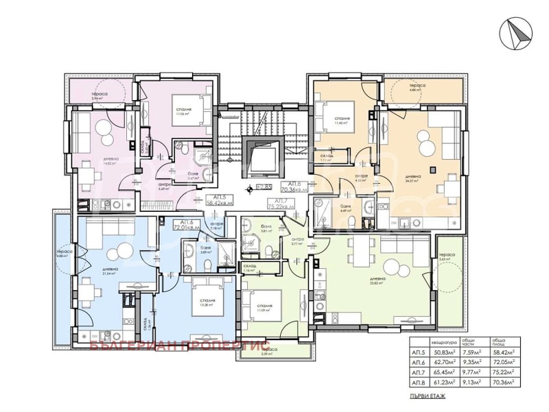 Satılık  1 yatak odası bölge Burgaz , Sozopol , 67 metrekare | 58554291 - görüntü [4]
