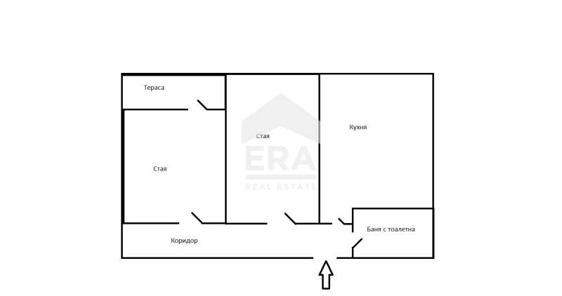 Продава ЕТАЖ ОТ КЪЩА, гр. Перник, Църква, снимка 7 - Етаж от къща - 49101194