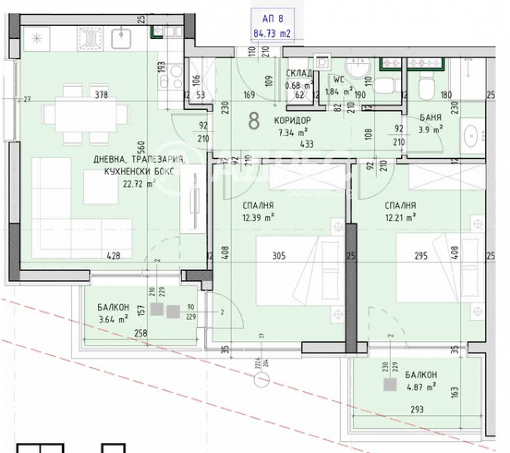 Продава 3-СТАЕН, гр. София, Малинова долина, снимка 2 - Апартаменти - 56383300