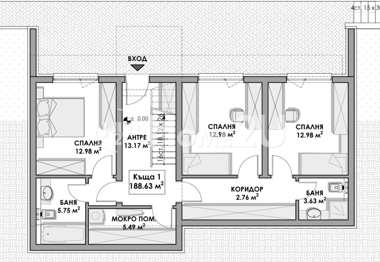 Продава КЪЩА, гр. София, с. Бистрица, снимка 9 - Къщи - 56528612