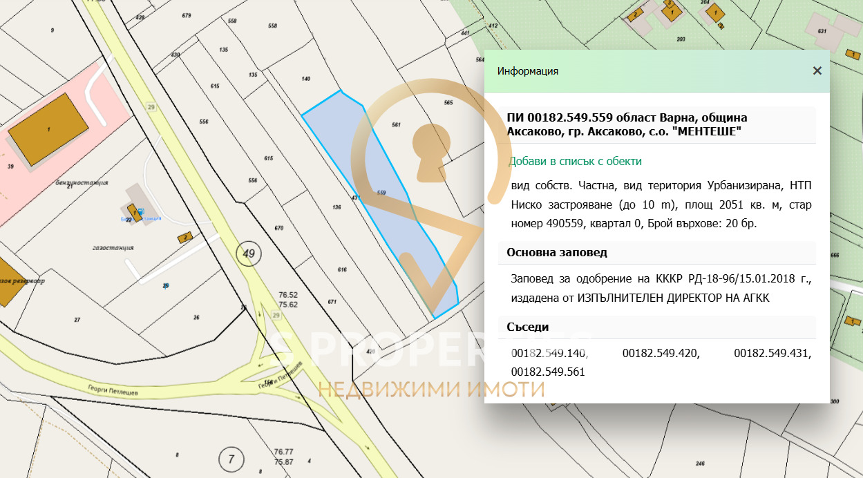 Продава ПАРЦЕЛ, гр. Аксаково, област Варна, снимка 2 - Парцели - 49838850