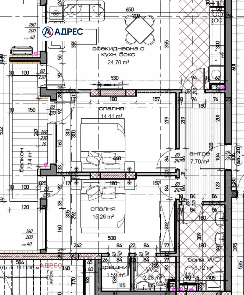 À venda  2 quartos Varna , Mladost 1 , 112 m² | 22886164 - imagem [2]