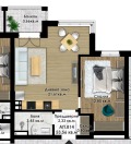 Продава  2-стаен град Пловдив , Коматевско шосе , 61 кв.м | 68212511 - изображение [2]
