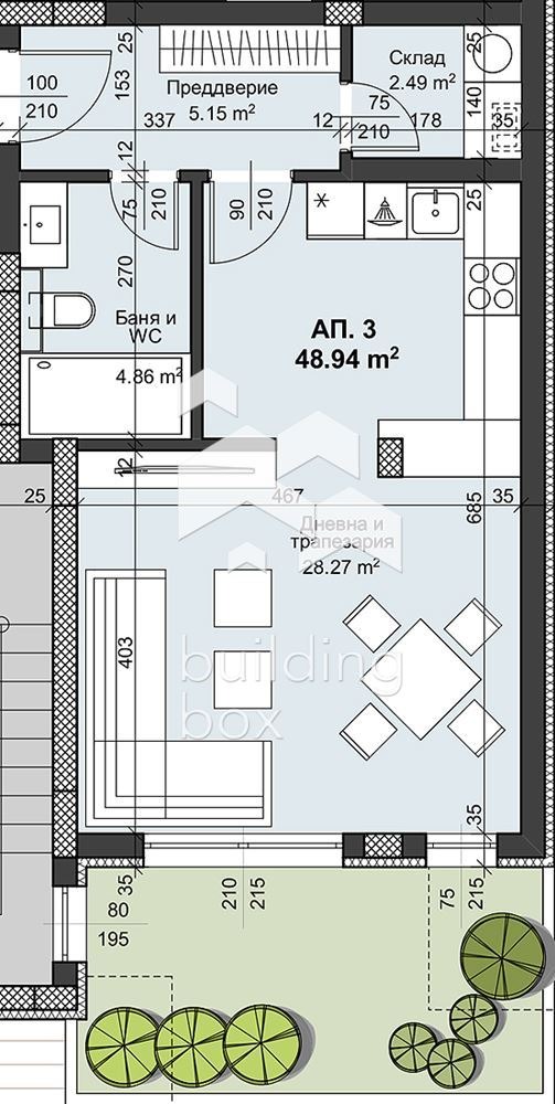Продава 1-СТАЕН, гр. Пловдив, Христо Смирненски, снимка 8 - Апартаменти - 54830593
