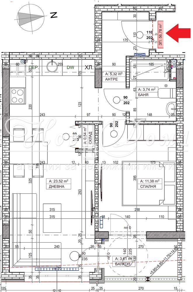 Продава 2-СТАЕН, гр. София, Слатина, снимка 2 - Aпартаменти - 47593335