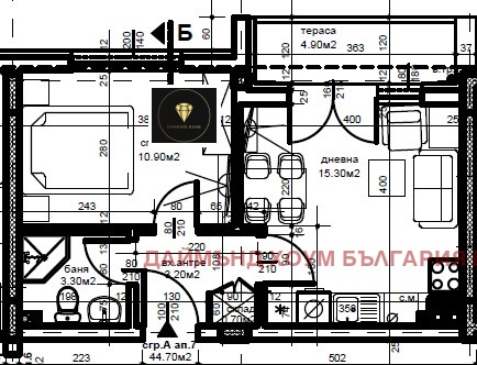 Продава 2-СТАЕН, гр. Пловдив, Христо Смирненски, снимка 2 - Aпартаменти - 49431663