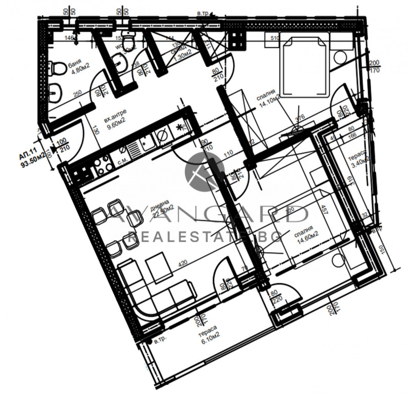De vânzare  2 dormitoare Plovdiv , Ciuciuc Parij , 125 mp | 16334018 - imagine [15]