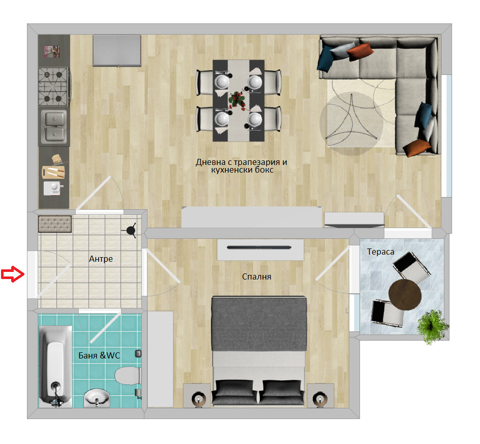 Продава 2-СТАЕН, гр. София, Овча купел 2, снимка 2 - Апартаменти - 54289080