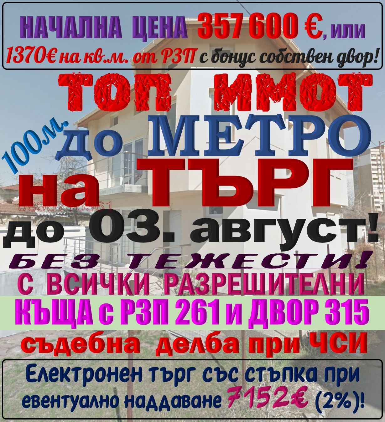 Продава КЪЩА, гр. София, Надежда 4