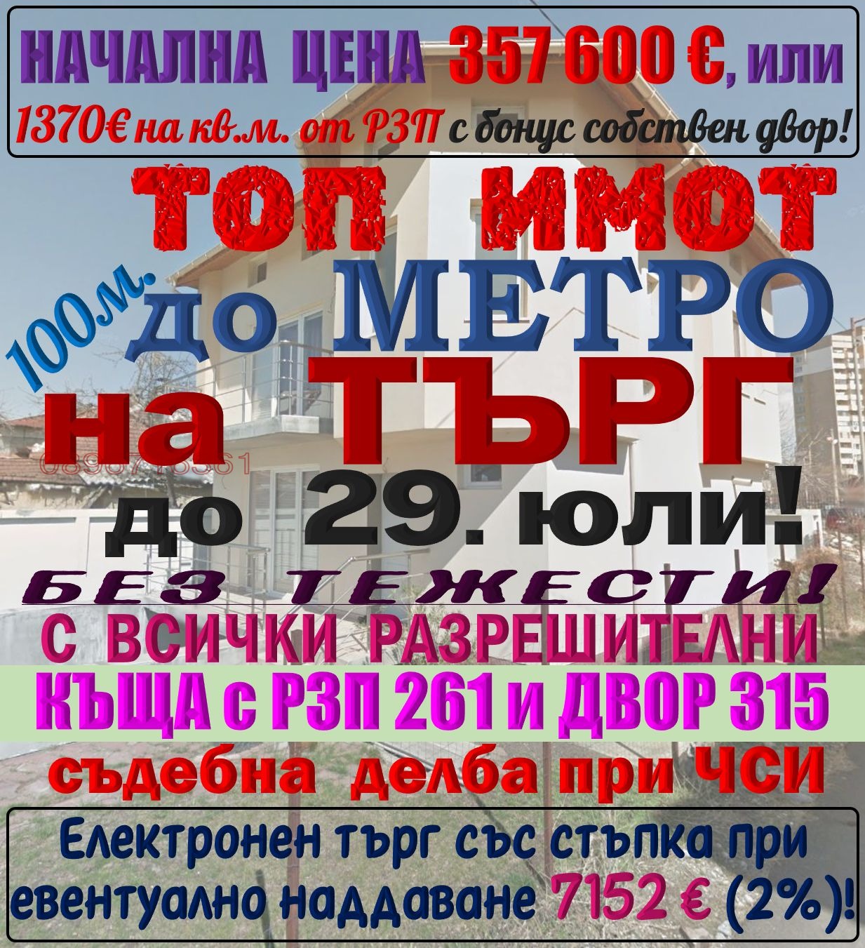 Продава КЪЩА, гр. София, Надежда 4
