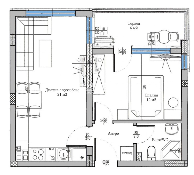 À vendre  1 chambre Plovdiv , Belomorski , 63 m² | 13176735 - image [3]