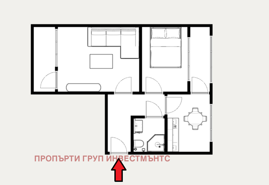Продава 2-СТАЕН, гр. София, Красна поляна 2, снимка 7 - Апартаменти - 54981007