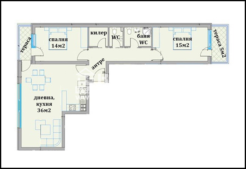 Продава 3-СТАЕН, гр. Пловдив, Христо Смирненски, снимка 2 - Апартаменти - 49953248