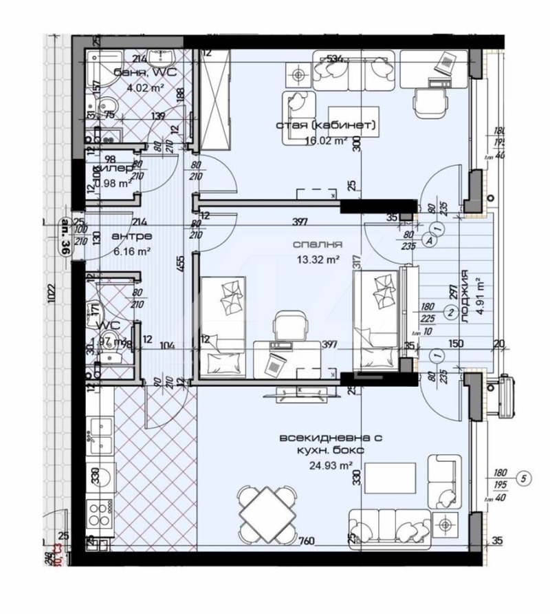 Продава  3-стаен град Варна , Младост 1 , 102 кв.м | 66101520