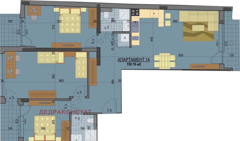 Продава  4-стаен град София , Банишора , 151 кв.м | 47576798 - изображение [2]