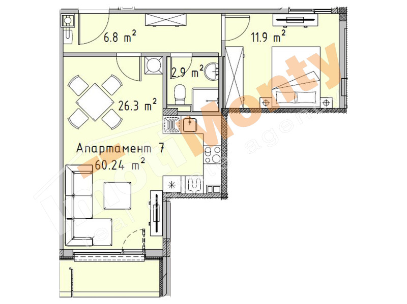 Продава 2-СТАЕН, гр. София, Витоша, снимка 6 - Aпартаменти - 48945216