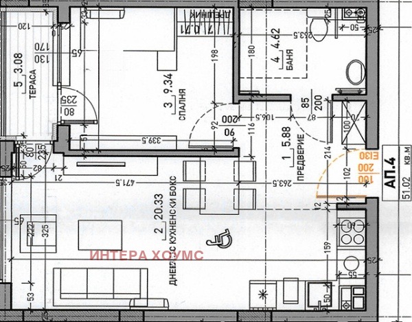 Продава 2-СТАЕН, гр. София, Малинова долина, снимка 5 - Апартаменти - 53002353