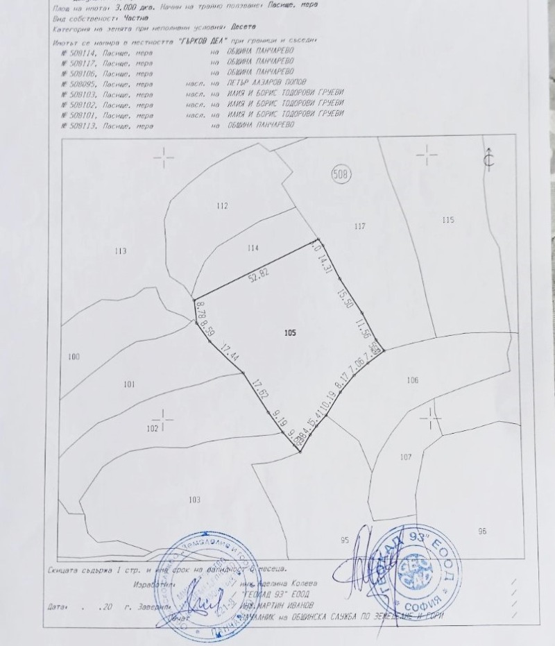 Til salg  Grund Sofia , Bistritsa , 3000 kvm | 44174770 - billede [3]