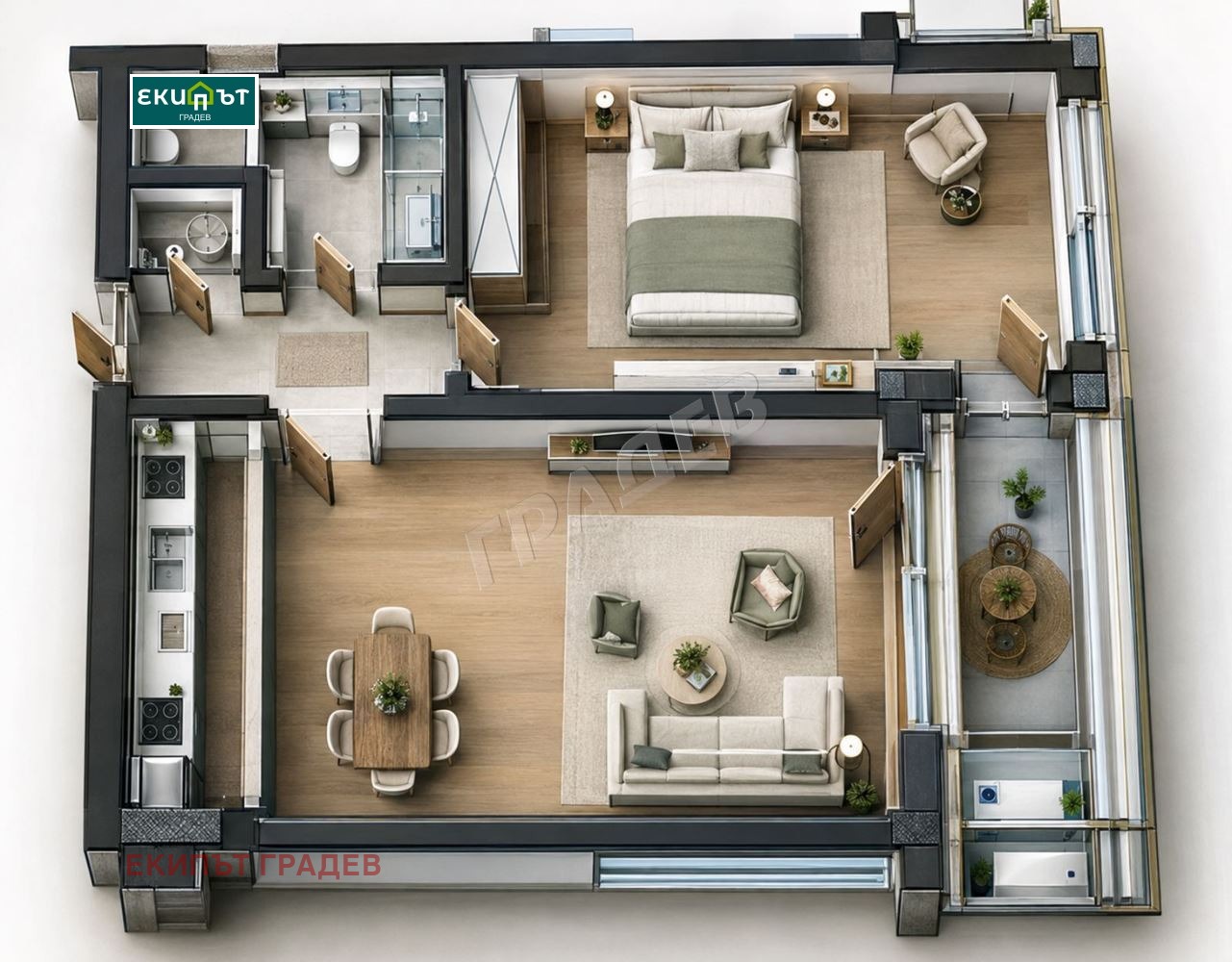 Продава  2-стаен град Варна , Владислав Варненчик 1 , 52 кв.м | 21730438