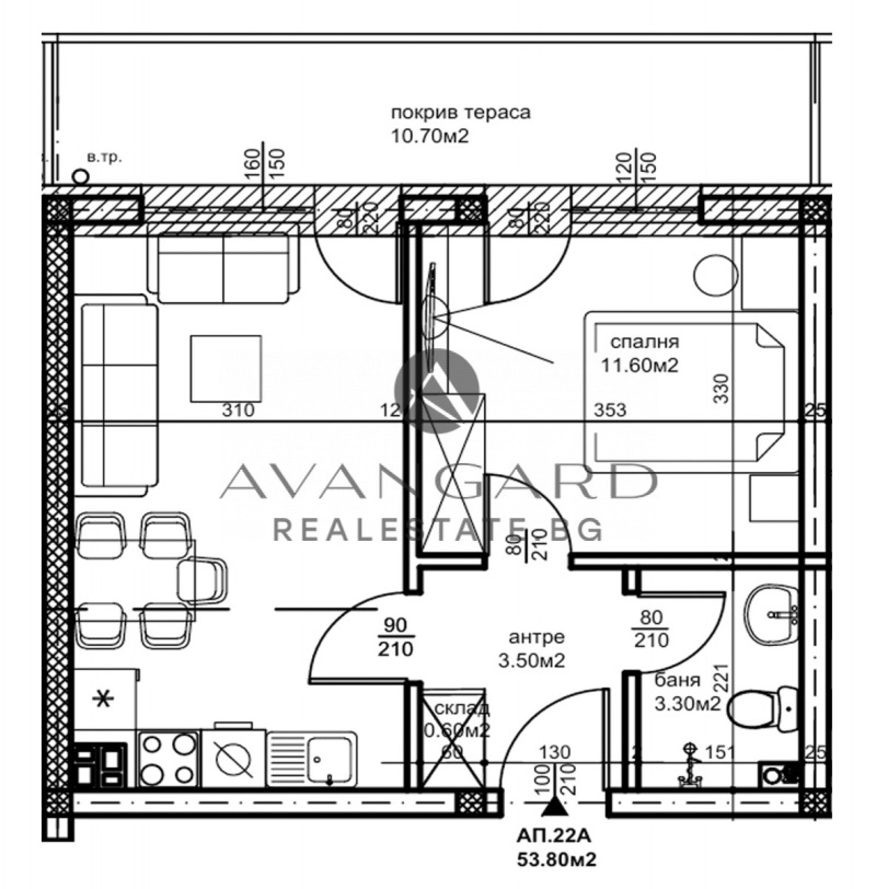 Te koop  1 slaapkamer Plovdiv , Belomorski , 61 m² | 73234121 - afbeelding [2]