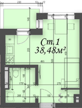 Продава 1-СТАЕН, к.к. Слънчев бряг, област Бургас, снимка 2 - Апартаменти - 54155148