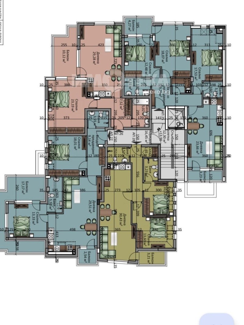 En venta  1 dormitorio Sofia , Lyulin - tsentar , 101 metros cuadrados | 15552749 - imagen [2]