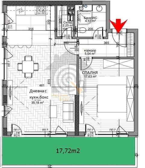 Myytävänä  1 makuuhuone Sofia , Mladost 4 , 88 neliömetriä | 96606597 - kuva [4]