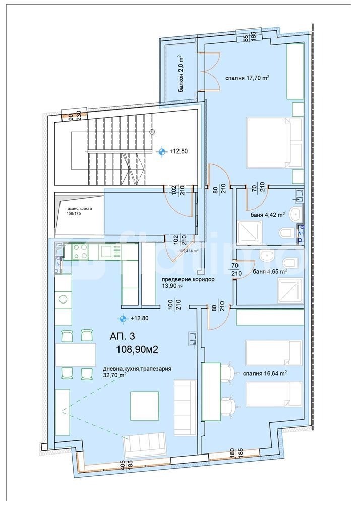 Продава 3-СТАЕН, гр. София, Банишора, снимка 8 - Апартаменти - 51972857